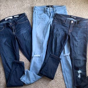 Lot of 3 Hollister Jeggings size 3. 👖